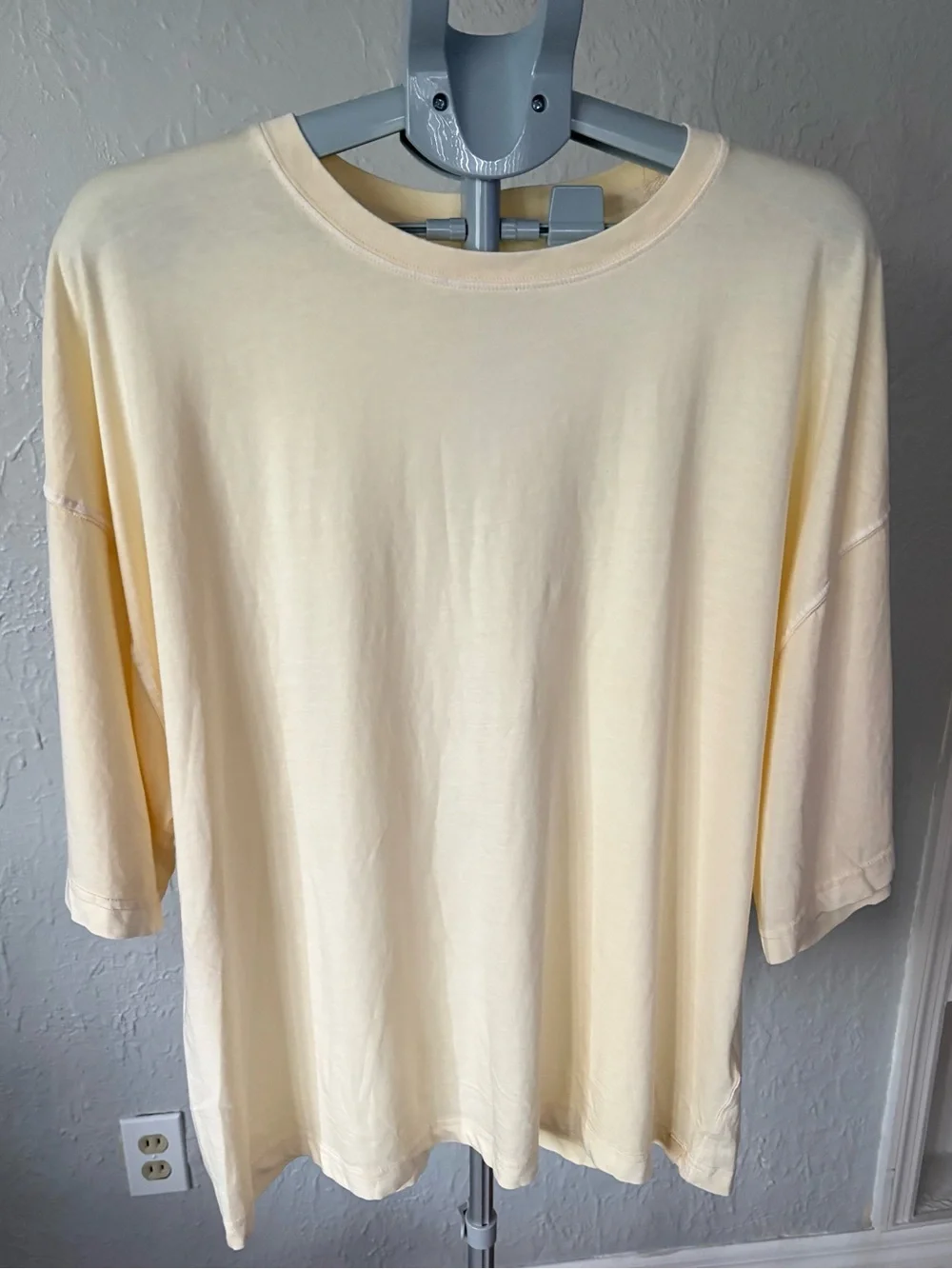 Free People We The Free Perfect Oversized Tee XL Perfect Flan NWOT